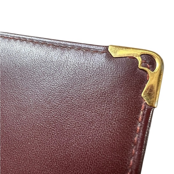 CARTIER Long Bill Mastrin Wallet - Bordeaux Leather. Beautiful condition!! - Picture 8 of 14